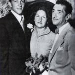 Dean Martin with his mom and dad, Angela and Gaetano Crocetti