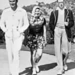 Errol Flynn with His Mother and Father (1939)