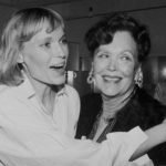 Mia Farrow with her mother Maureen O’Sullivan.