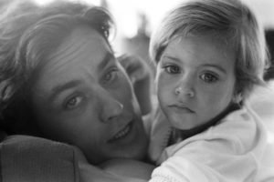 Alain Delon & son Anthony withkidsfather