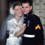 Eleanor Powell & Glenn Ford at their Wedding em 1943