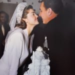 Esther Williams and Ben Gage on their wedding day in 1945.