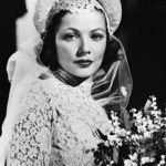 Gene Tierney in a wedding desenhado por Oleg Cassini para O Fio da Navalha (1946)