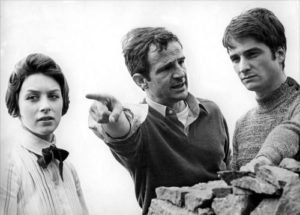 François Truffaut dirige Jean Pierre Leaud e Stacey Tendeter em As Duas Inglesas e o Amor (1971)