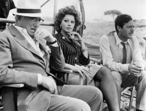 Vittorio com Sophia e Marcello