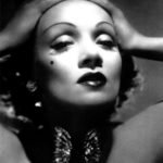 Marlene Dietrich by George Hurrell, publicity portrait for the Universal Pictures western Destry Rides Again, 1939.