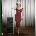 Marilyn Monroe in a costume test for NIAGARA 19526