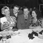 Carmen Miranda, amigos e Dana andrews