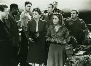 Tallulah-Bankhead-William-Bendix-Hume-Cronyn-Mary-Anderson-John-Hodiak-Henry-Hull-Canada-Lee-and-Walter-Slezak-in-Lifeboat-1944